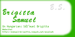 brigitta samuel business card